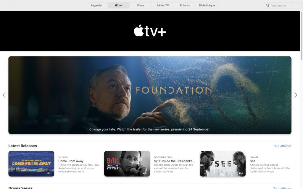 Image 1 : Apple TV+ respecte la vie privée de ses utilisateurs