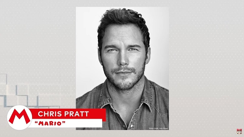 mario chris martinet voix doublage chris pratt nintendo film switch