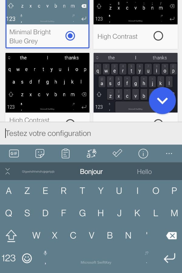 clavier android swift keyboard