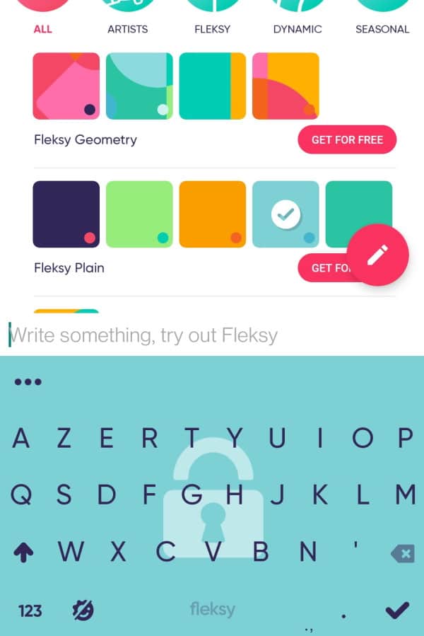 clavier android fleksy