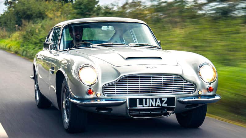 La version moderne (et électrique) de l'Aston Martin DB6, produite en série limitée par Lunaz Design (Crédits image : Lunaz)