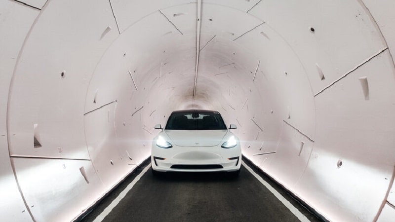 elon musk tunnels las vegas