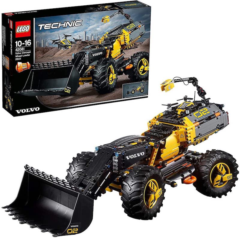 Le kit Lego Technic 42081 Concept Wheel Loader Zeux dont s'est inspiré Volvo pour sa pelleteuse autonome  (Crédits image : Lego)