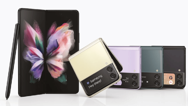 Samsung Galaxy Z Fold 3 et Z Flip 3 - Crédit : Samsung