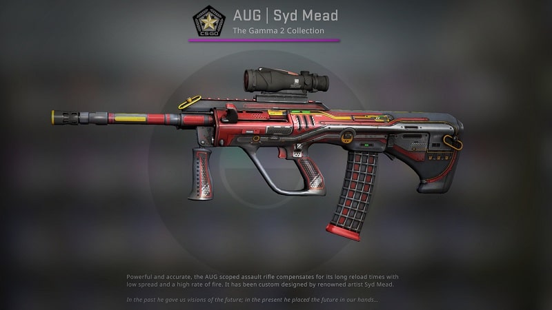 Un skin d'une arme de Counter-Strike : Global Offensive