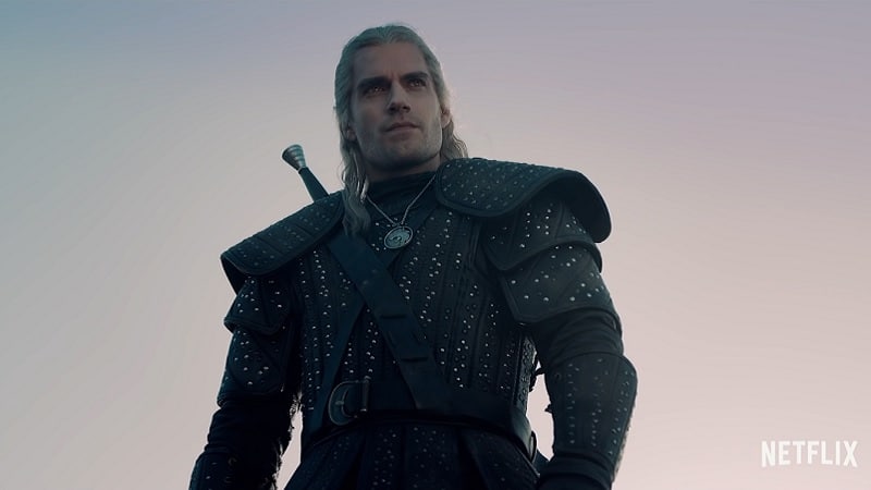 Geralt de Riv (Henry Cavill) dans The Witcher