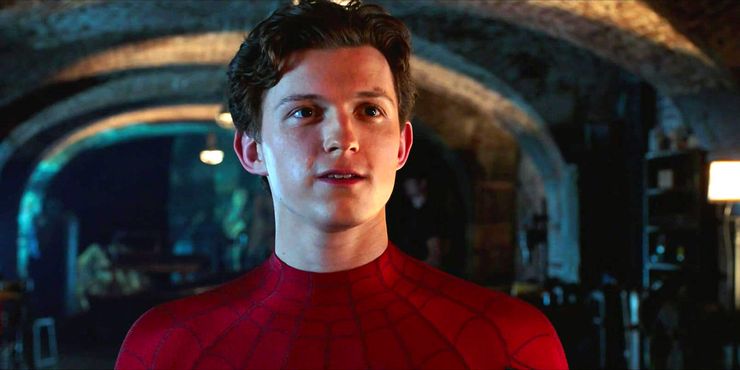 tom holland in spider man far from home