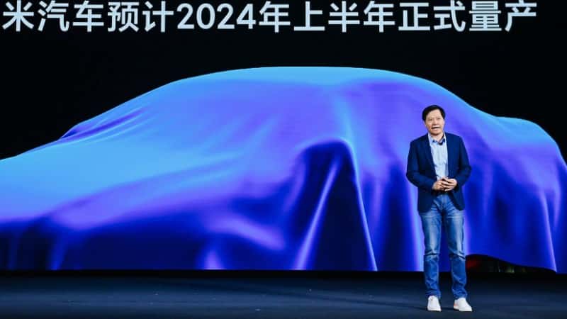 Image 1 : Xiaomi : sa voiture électrique entrera en production de masse en 2024
