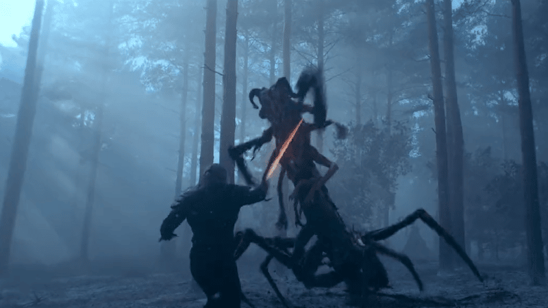 Le Witcher et sa nouvelle épée - Crédit : Netflix/Tweeter