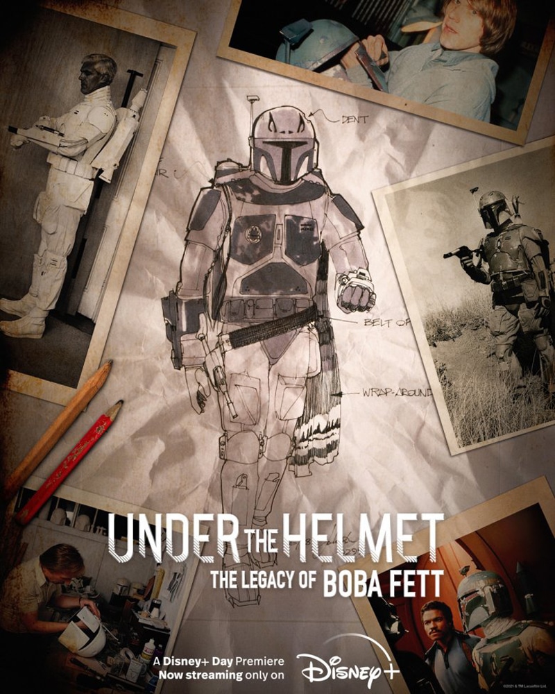 Affiche alternative  du documentaire Under The Helmet - Crédits : Disney