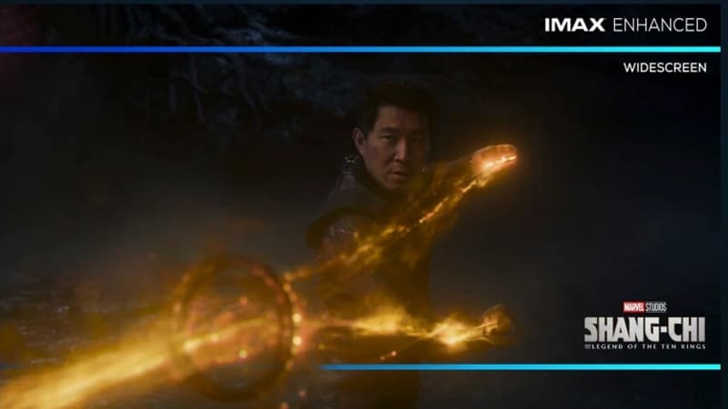 Le gain de 26 % d'image grâce au format IMAX ENHANCED - Crédits : Marvel, Disney+, IMAX