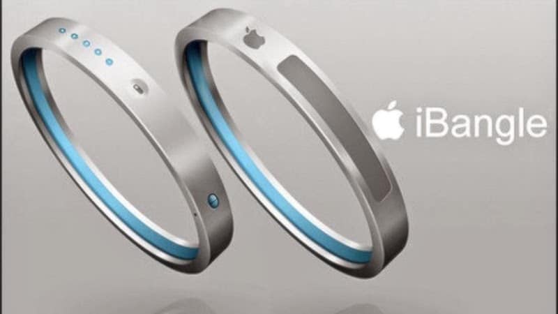 Le iBangle est un concept de bracelet iPod imaginé par un designer en 2015, qui donne une idée de ce que pourraient être les futurs bracelets connectés d'Apple (Crédits image : Gopinath Prasana)