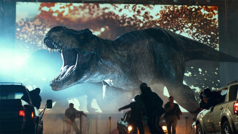 Image extraite du prologue de Jurassic World 3 (Dominion) : Crédits : Universal Pictures