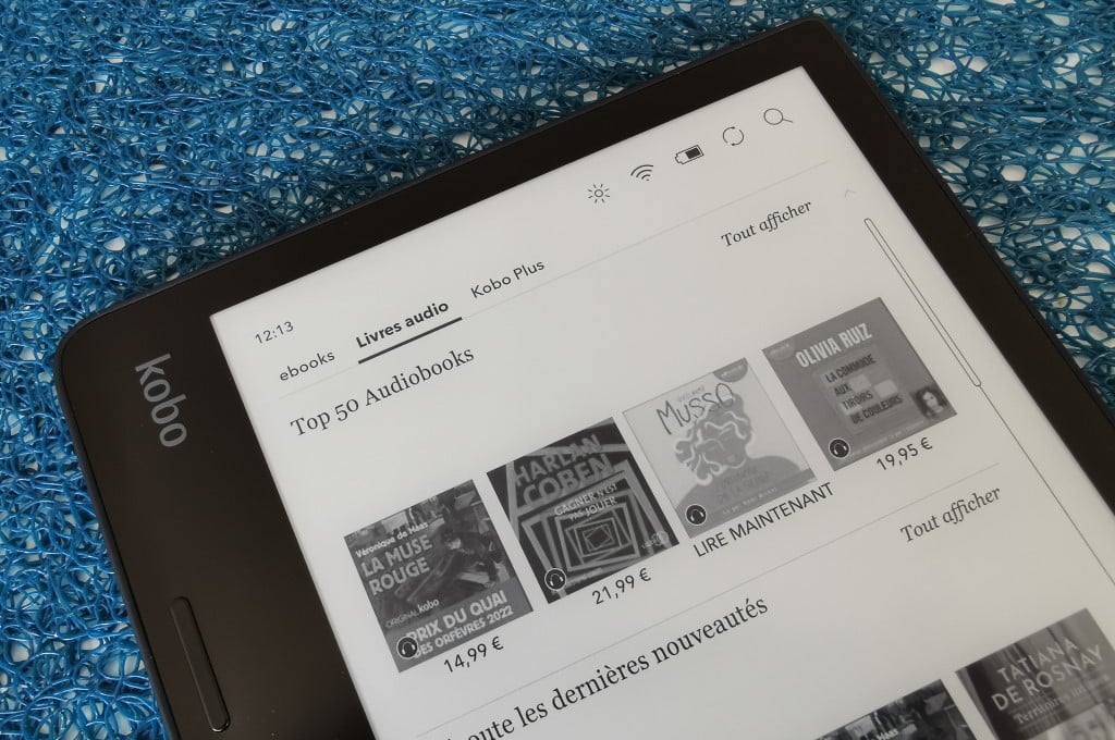 Bibliothèque - Étui fin pour liseuse Kobo Libra 2 (version 2021