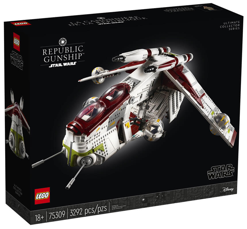 Image 2 : Concours LEGO Star Wars : on vous offre l'hélicoptère de combat de la République (75309)