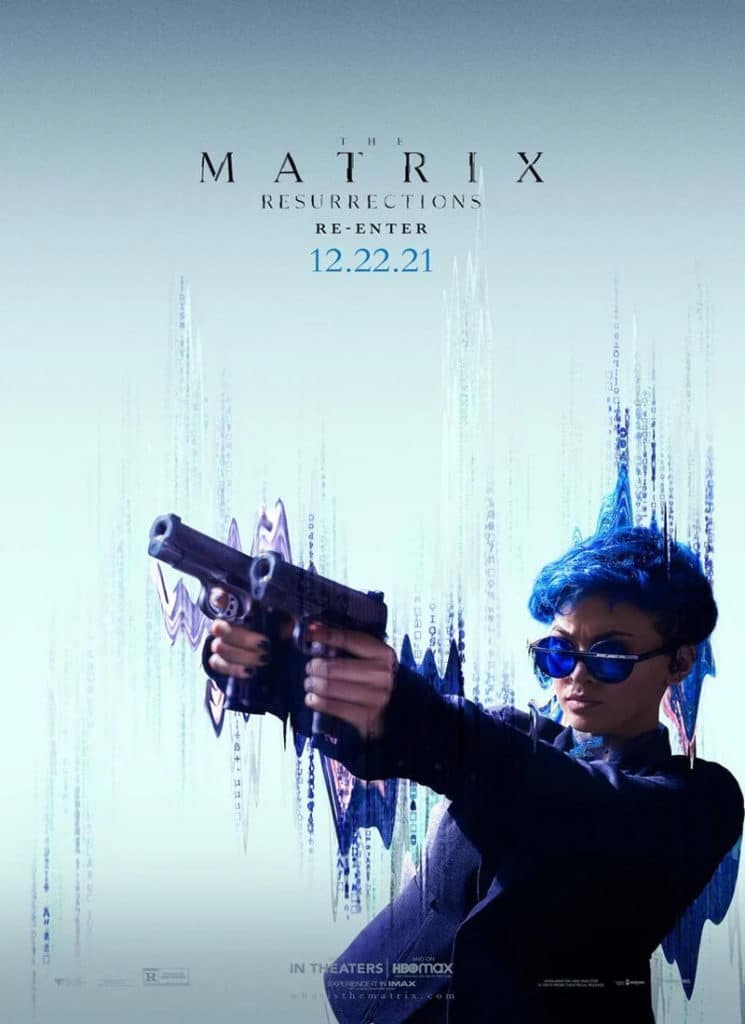 Matrix 4 : tous les personnages de Ressurections présentés dans des affiches ! Par Edouard Le Ricque Matrix-4-745x1024