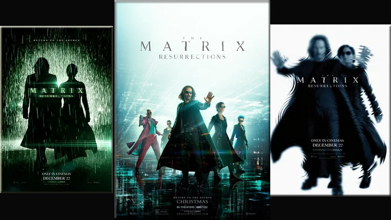 Image 1 : Matrix 4 : tous les personnages de Ressurections présentés dans des affiches