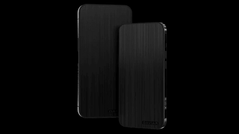 L'iPhone 13 Pro Stealth 2.0 de Caviar dans sa version Black est capable de résister aux balles de pistolet (Crédits image : Caviar)