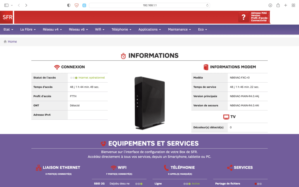 Fibre RED by SFR : mon reseau internet en CPL ! 