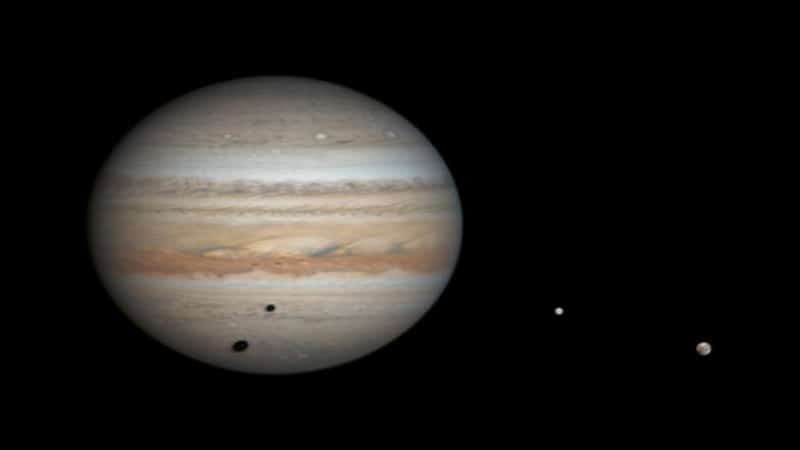 Les lunes nouvellement découvertes autour de Jupiter sont beaucoup plus éloignées et beaucoup plus petites, et donc beaucoup plus difficiles à trouver que celles comme Europe - Crédits : NASA
