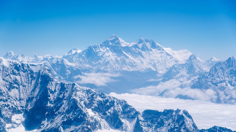 mont everest plus haut sommet