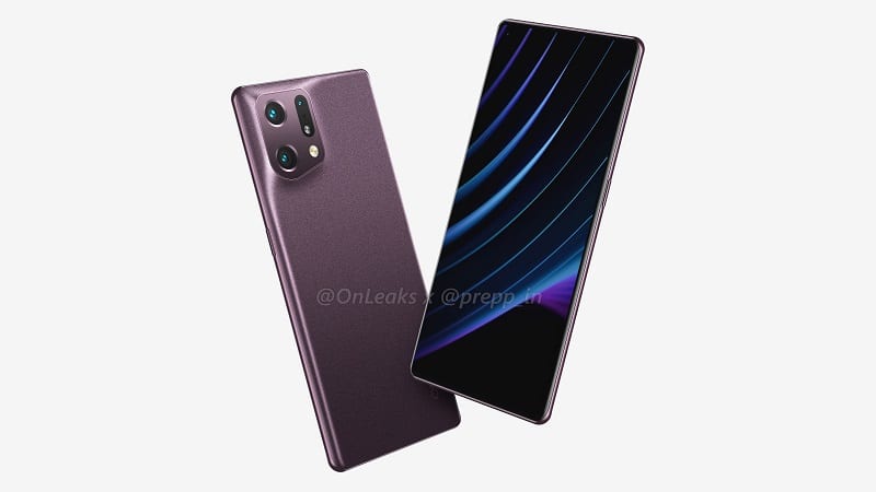 Rendu de l'OPPO Find X5