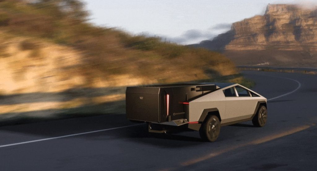 Image 1 : Le Cybertruck de Tesla transformé en camping-car pour 45 000 euros