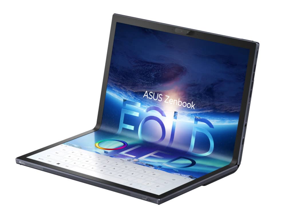 Image 1 : Asus dévoile un Zenbook doté d'un écran 17 pouces OLED pliable
