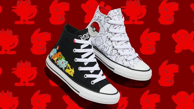 Des sneakers de la collection Pokémon x Converse