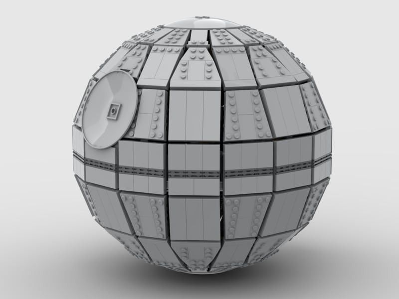 Image 1 : Star Wars : il transforme le Globe de LEGO en Étoile de la Mort