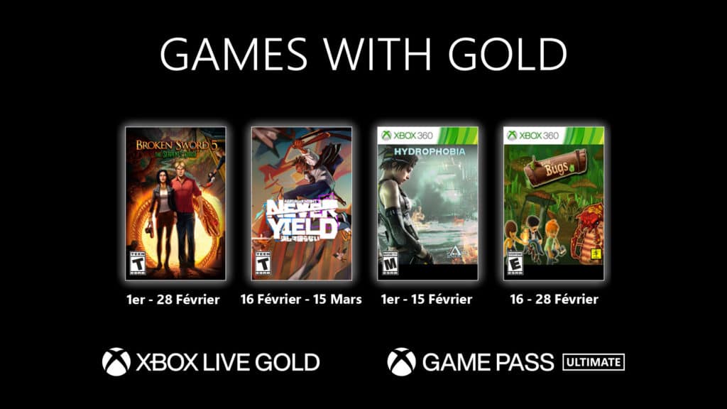 Image 1 : Xbox Games With Gold février 2022 : découvrez les quatre jeux gratuits du mois