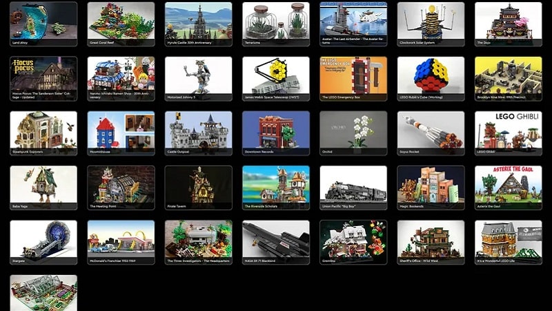 Les 36 projets LEGO Ideas sélectionnés pour la troisième et dernière évaluation de 2021