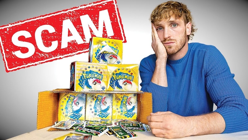 Logan Paul a acheté de fausses cartes Pokémon pour 3,5 millions de dollars