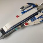 Mass Effet : un fan construit une réplique miniature du vaisseau Normandy en LEGO