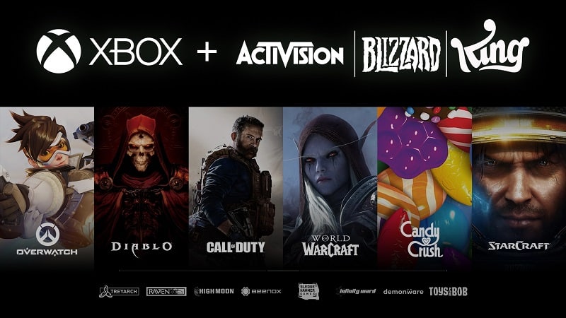 microsoft rachat activision blizzard