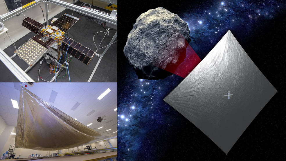 Image 1 : NASA : un nano-satellite va survoler un astéroïde grâce à la lumière du soleil
