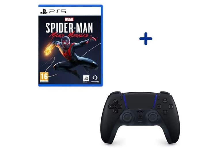 Image 1 : Le pack manette DualSense PS5 + le jeu Spider-Man Morales est à moins de 95 €
