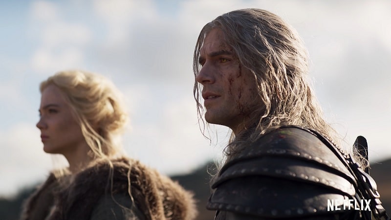 Ciri et Geralt dans la saison 2 de The Witcher