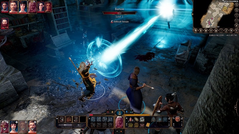Capture d'écran de Baldur's Gate 3 en accès anticipé