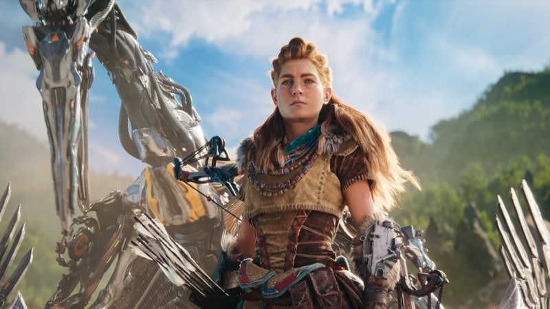 Aloy dans le trailer de Horizon Forbidden West