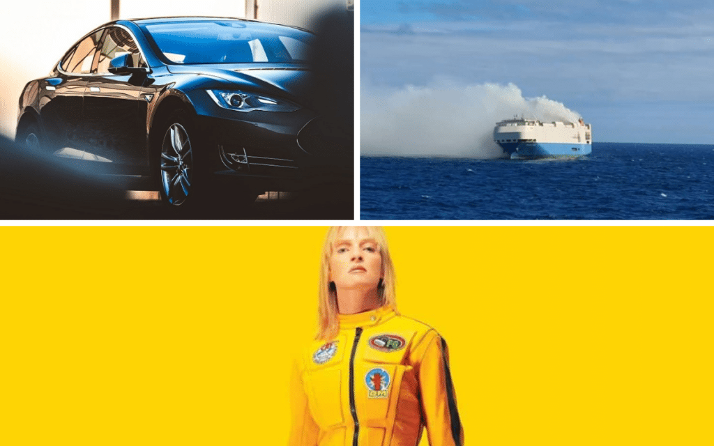 Il quitte sa Tesla pour un V8, des milliers de voitures de luxe au fond de l’océan, des nouvelles de Kill Bill Vol. 3 : c’est le récap Il quitte sa Tesla pour un V8, des milliers de voitures de luxe au fond de l’océan, des nouvelles de Kill Bill Vol. 3 : c’est le récap