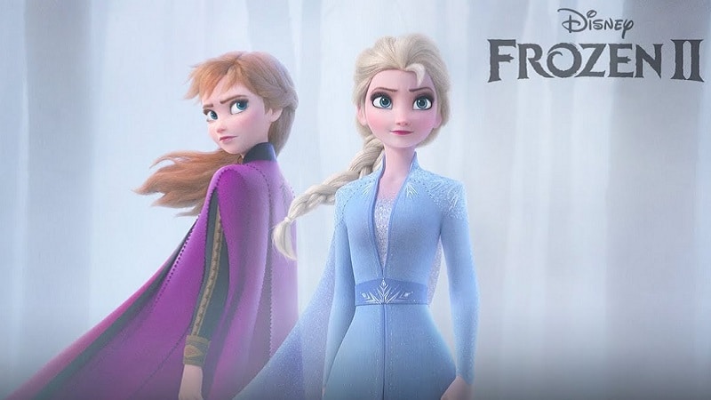 Elsa et Anna dans La Reine des Neiges 2