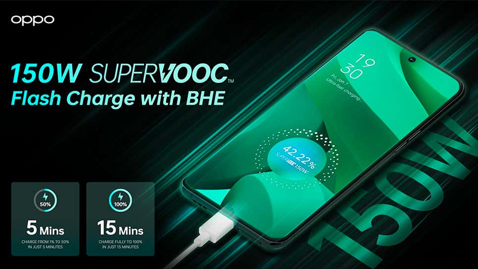 oppo charge rapide
