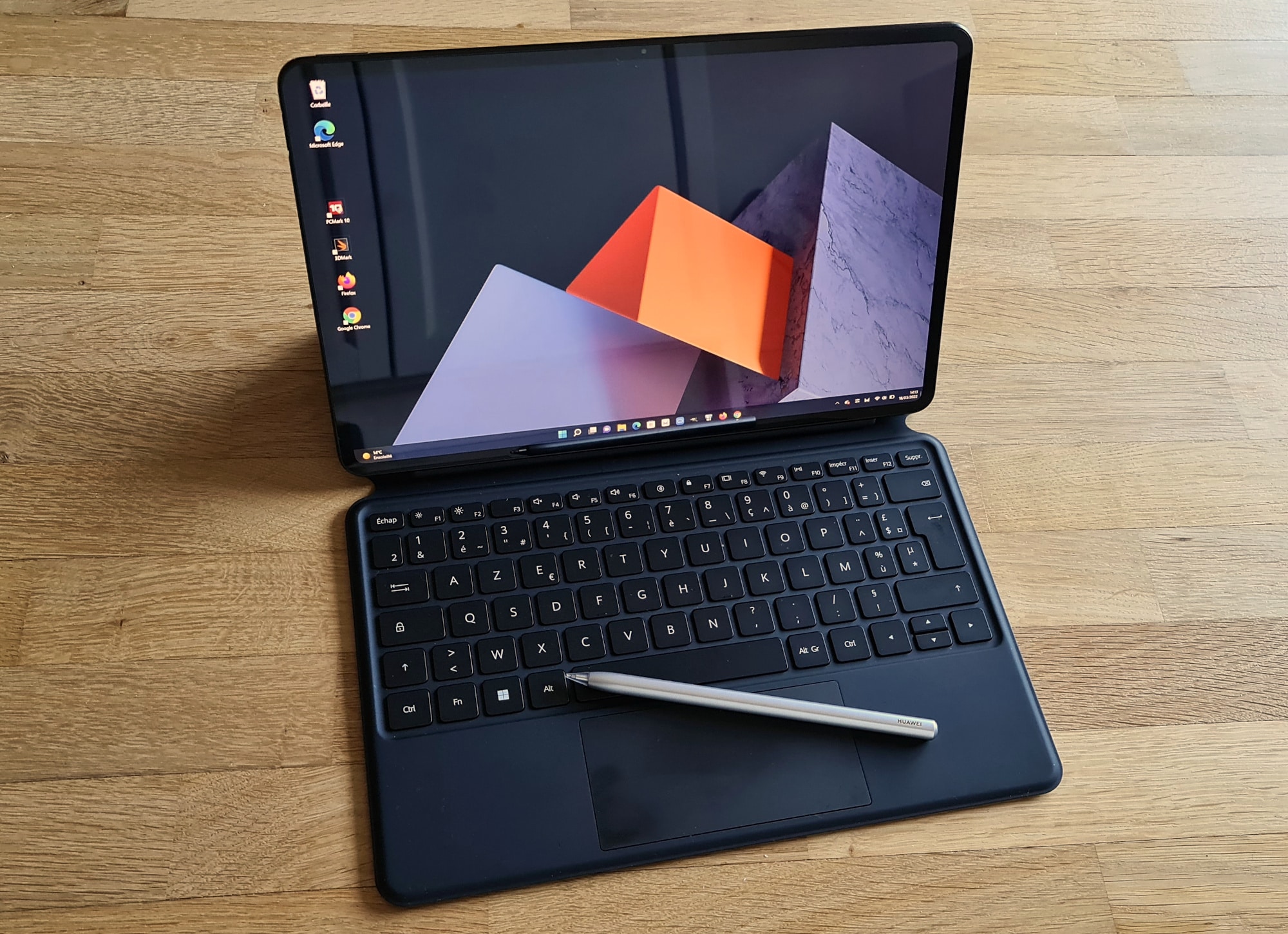 huawei matebook e vue generale 12 clavier et stylet