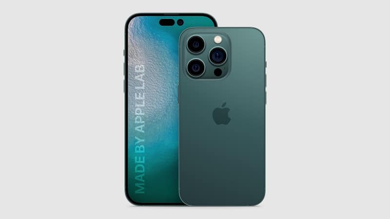 Rendu de l'iPhone 14 Pro