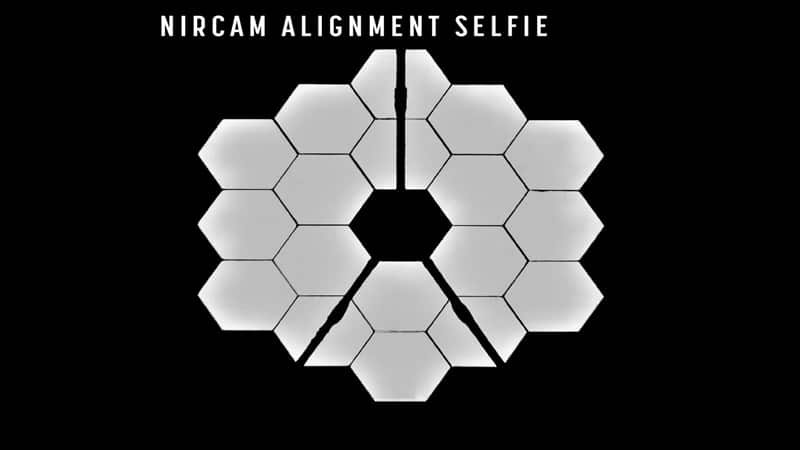 Selfie de James Webb - Crédits : NASA
