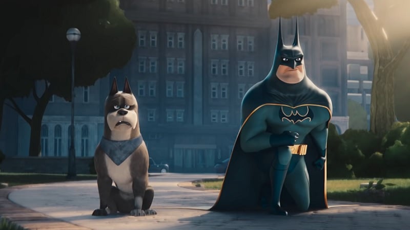 Batman joué par Keanu Reeves dans Krypto Super-Chien