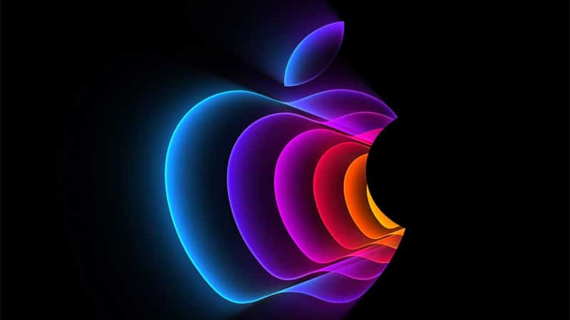 Logo de la Keynote Apple du 8 mars 2022 - Crédits : Apple