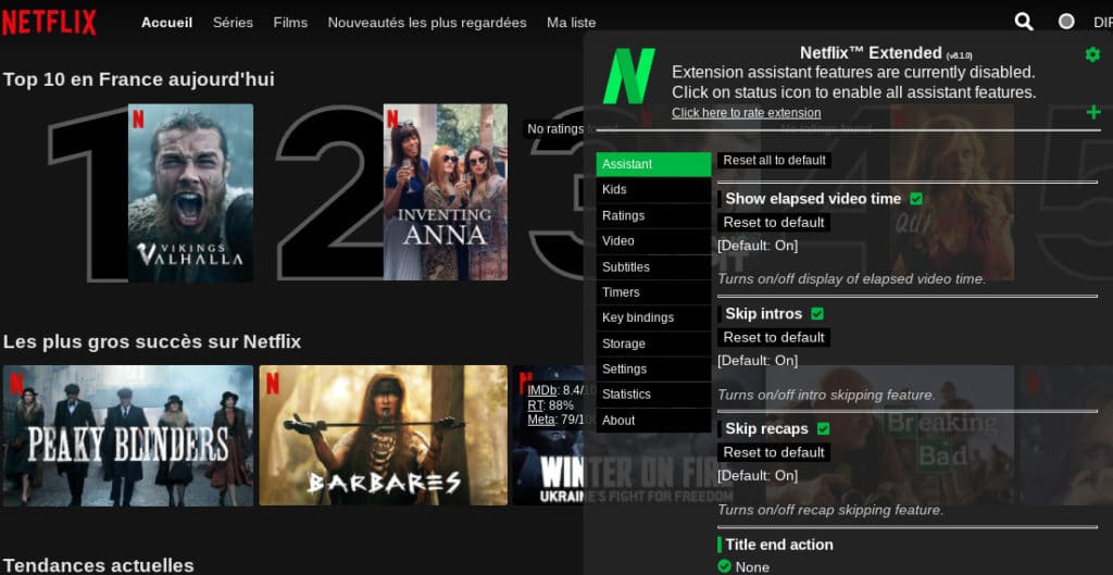 Image 3 : Netflix : 4 extensions essentielles qui vont vous changer la vie