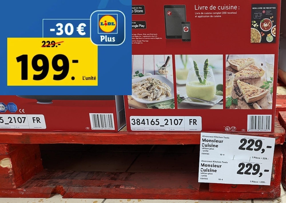 Lidl devrait bientôt sortir un tout nouveau robot Monsieur Cuisine Connect  version Smart !